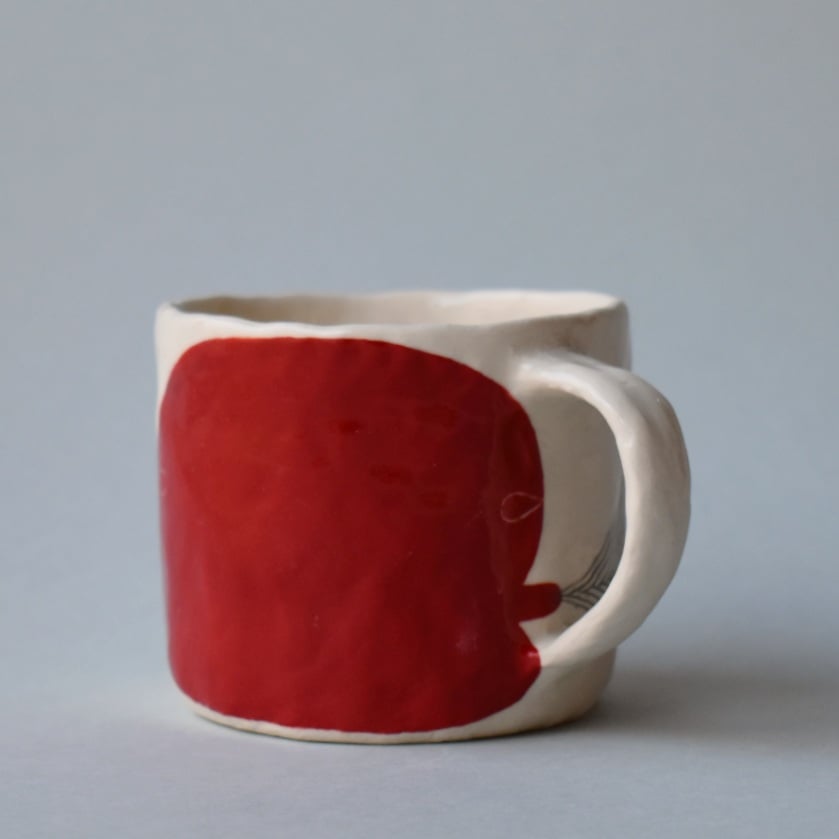 Image of Red Portrait Mug