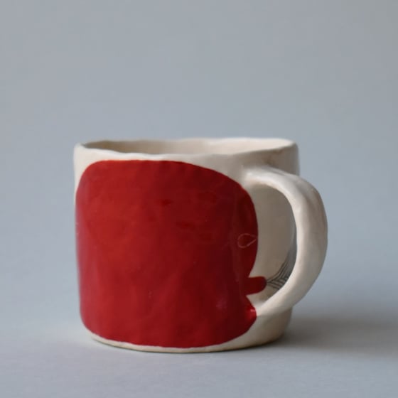 Image of Red Portrait Mug