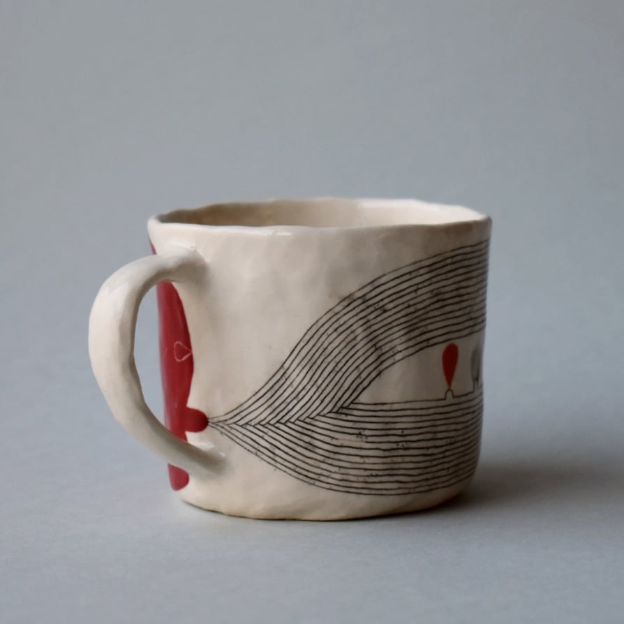 Image of Red Portrait Mug
