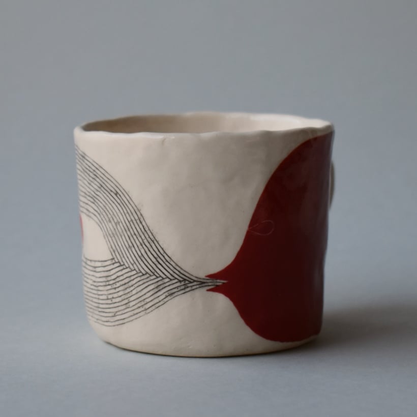 Image of Red Portrait Mug