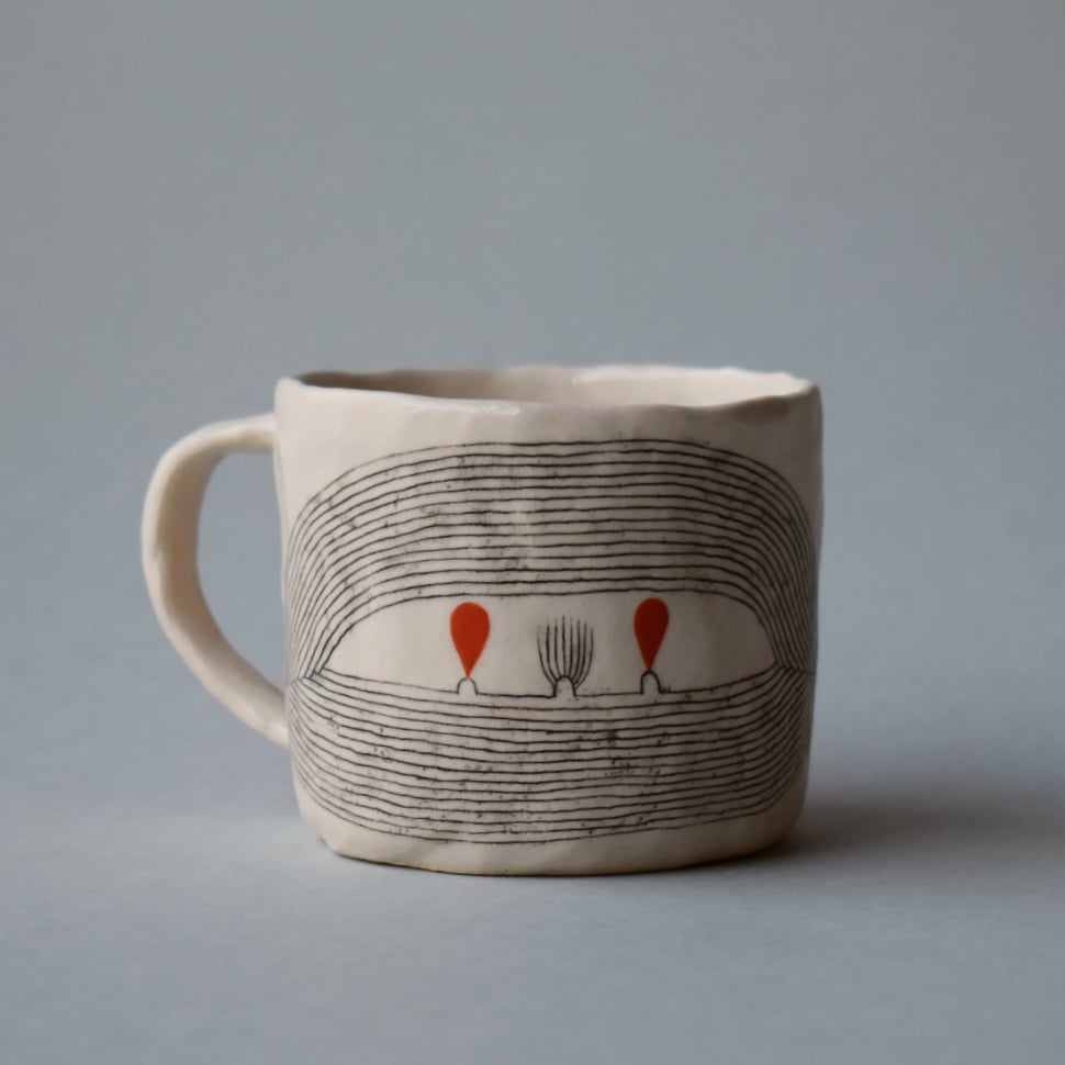 Image of Red Portrait Mug