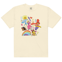 Image 1 of Adult Princess, Fairy, Mermaid Garment-Dyed Heavyweight Tee