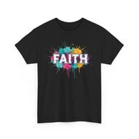 Image 4 of Faith Color Splash T‑Shirt