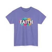 Image 7 of Faith Color Splash T‑Shirt