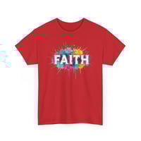 Image 10 of Faith Color Splash T‑Shirt