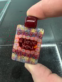 Image 2 of xl red and orange i love you