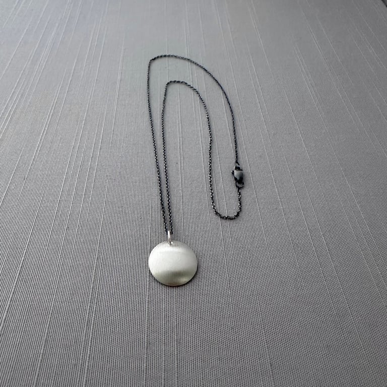 Copy of Sterling Silver ‘Bowl of Beauty’ Peony Necklace Image 5