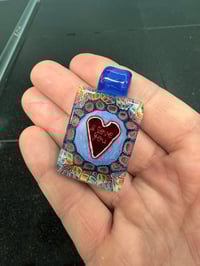 Image 2 of xl red and blue i love you heart