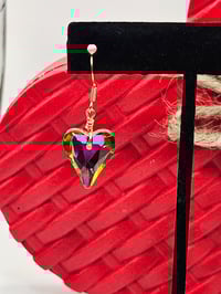 Image 2 of Heart Drops Earrings 