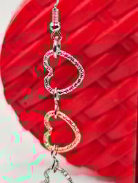 Image 2 of Open Hearts Earrings 