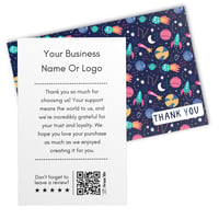 Image 1 of To the Moon and Back Thank You Cards
