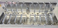 Image 1 of 4 LB ( 8 cavity ) Rock Cod Sinker Production Mold 