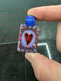 Image 1 of Reg. sz blue and red I love you heart