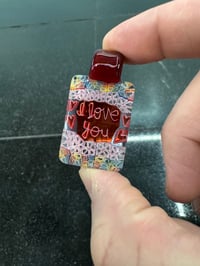 Image 2 of Reg. size red and pink I love you