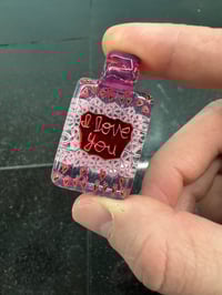 Image 2 of Reg. size pink and red i Love you