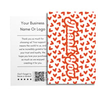 Image 1 of Red Hearts Thank You Cards