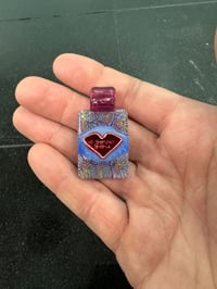 Image 1 of Shmedium purple and i love you heart