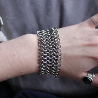 Image 4 of Stainless steel european wide chainmail bracelet