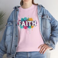 Image 11 of Faith Color Splash T‑Shirt
