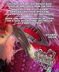 Image 3 of Poinsettia Hair Clip