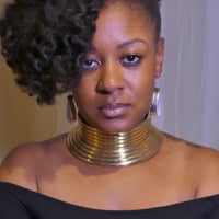 Image 1 of Complete Ndebele Set — Choker, Bracelets & Earrings