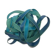 Image 4 of 1PC. DEW DROPS 42" Hand Dyed Finished Edge Silk Wrist Wrap Bracelet/Jewelry/Craft Ribbons