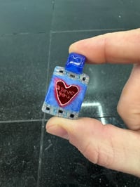 Image 2 of mini blue and red and bullseye I love you