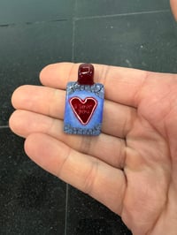 Image 2 of mini blue and red I love you