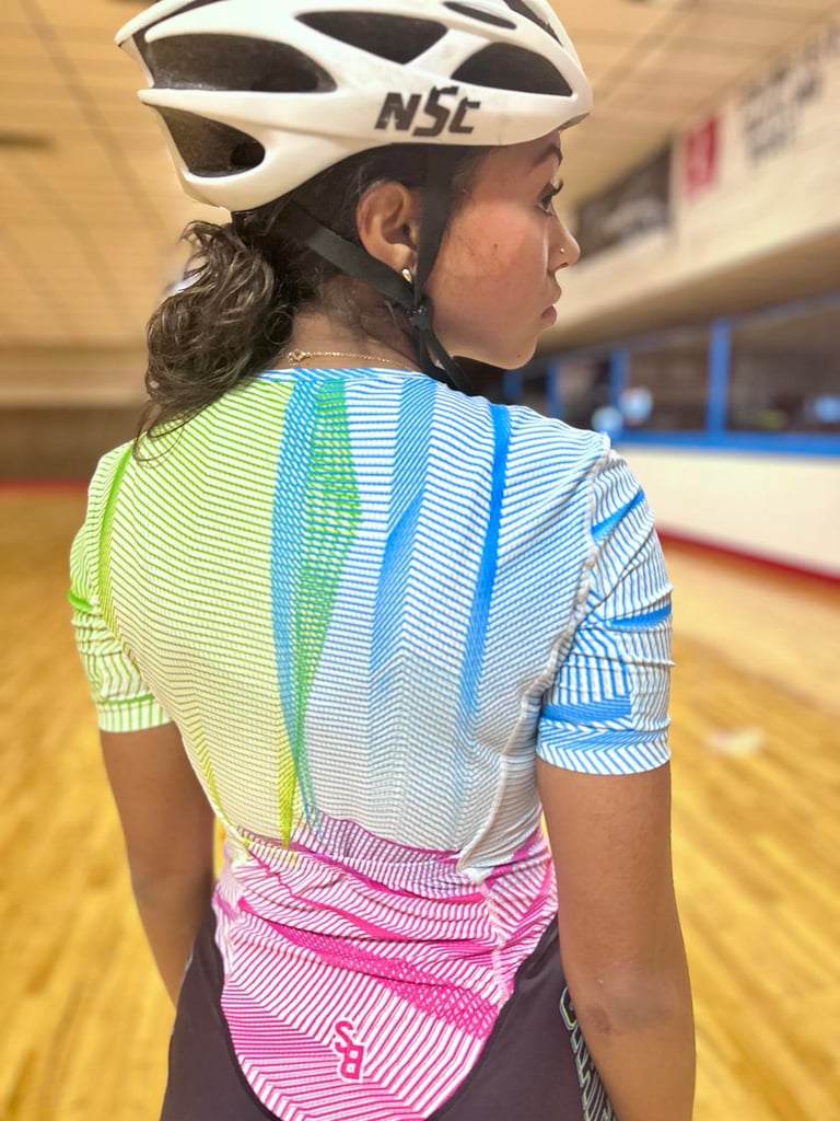 White Neon Flow Suit Image 2