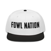 Image 3 of FOWL NATION - Branded Black Snapback Hat By OWG