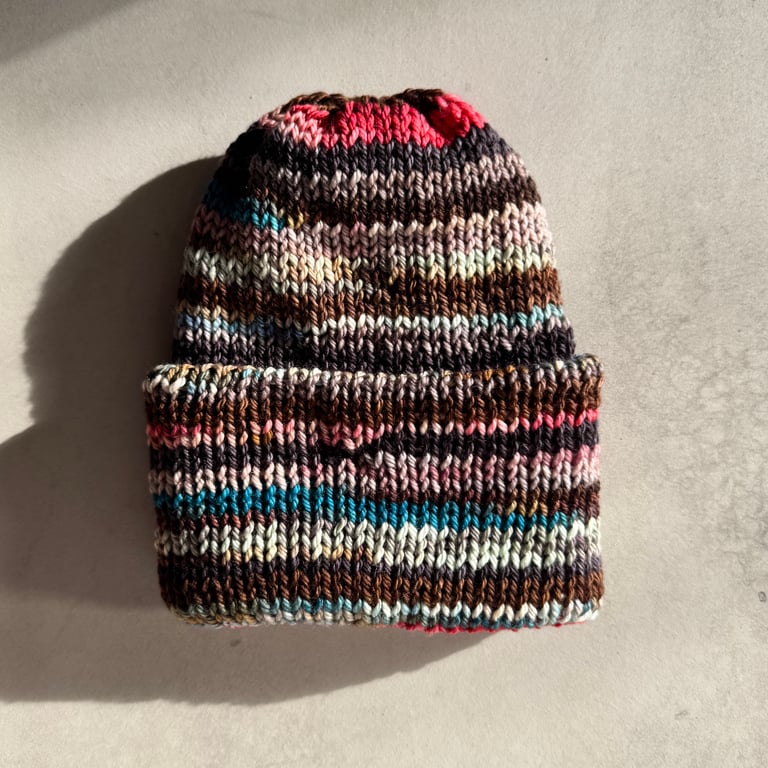 Scrap Cuff Beanie - 156