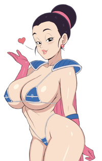 Chichi DBZ Halloween theme sticker 3.5 inches or  9cm