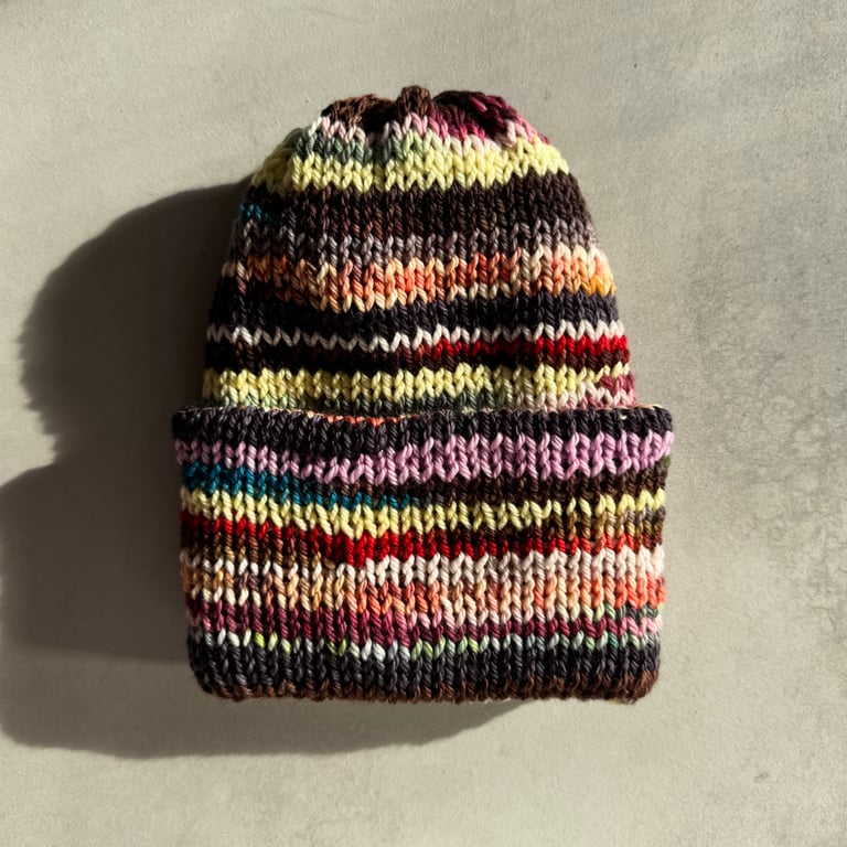 Scrap Cuff Beanie - 167