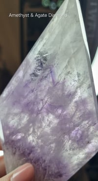 Image 2 of Amethyst & Agate Diamond