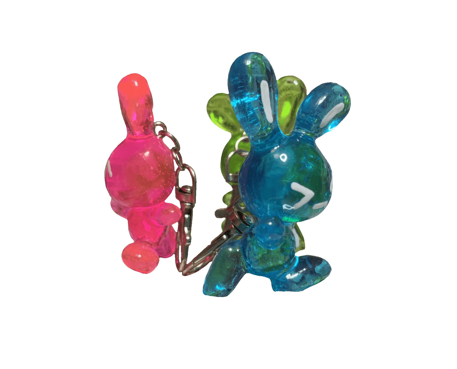 Image 1 of DIGITAL BUNNY KEYCHAIN