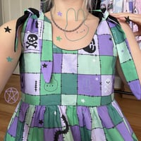 Image 1 of Spooky Check Dress *choose ur top and skirt style*