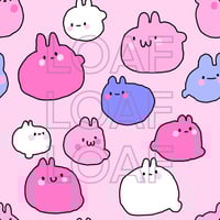 Image 1 of Pink Bunnies Dress *choose ur top and skirt style*
