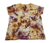 Image 2 of Size 2XL- Earth-Toned Ice Dye Tee