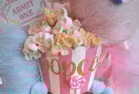 Image 4 of Pink/Blue Popcorn Headband 