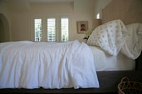 Image 4 of White Applique Duvet