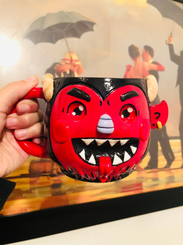 Image of Krampus mug order for Jackie P