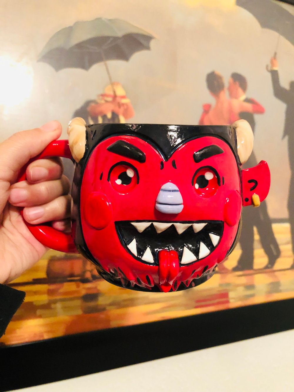 Image of Krampus mug order for Jackie P