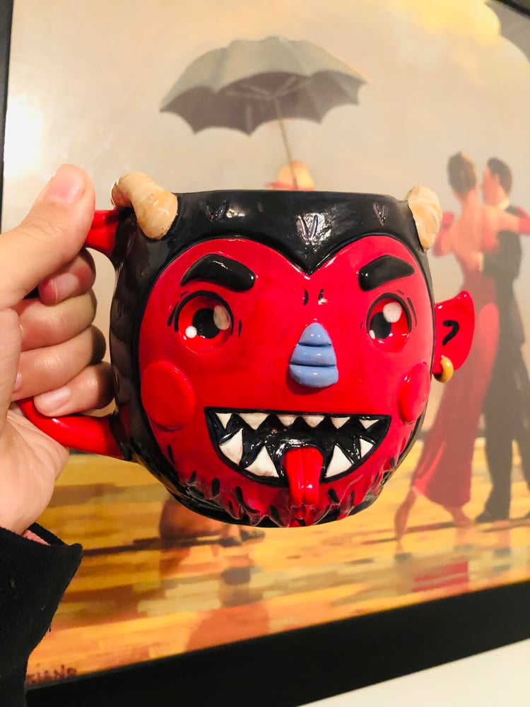 Image of Krampus mug order for Steven W
