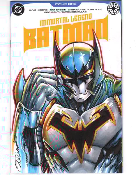 Image of IMMORTAL LEGEND BATMAN #1 FEATURING ORIGINAL IMMORTAL LEGEND BATMAN SKETCH