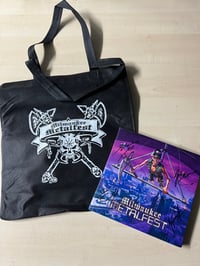 MMF Schwag bag + 8x8 inch canvas signed by Rotting Christ bundle