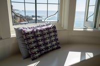 Image 2 of Travel Pillow - Bray & Indigo Stripe