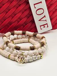 Image 2 of Love Stack Bracelet Set 
