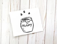 Image 2 of Hunny Baby Bodysuit Honey Bear Top Neutral Boys Girls Shirt