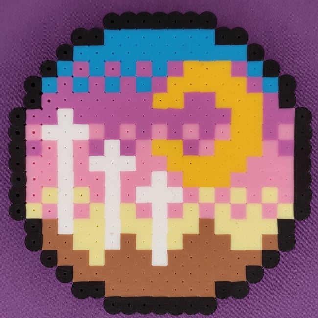 3 Crosses Fridge Magnet