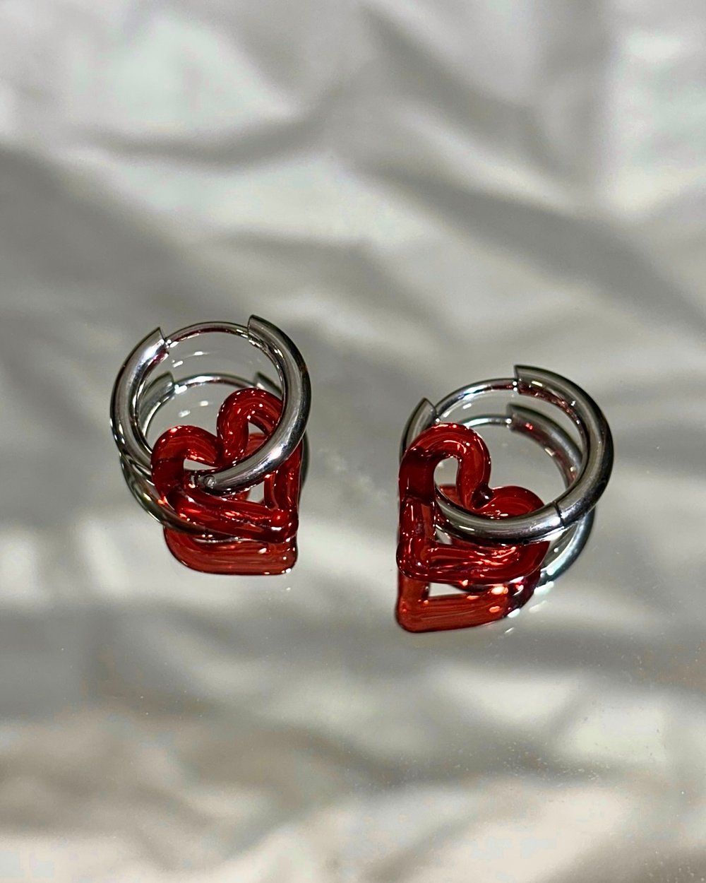 Image of Strawberry jam heart huggies